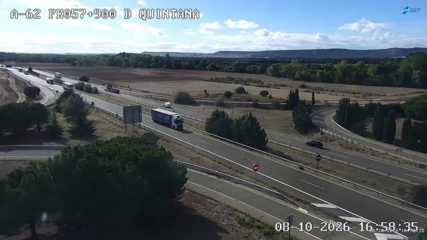 Cámara de tráfico en la A-62, km 57.9