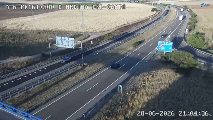 Cámara A-6 Provincia de Valladolid KM 161,3
