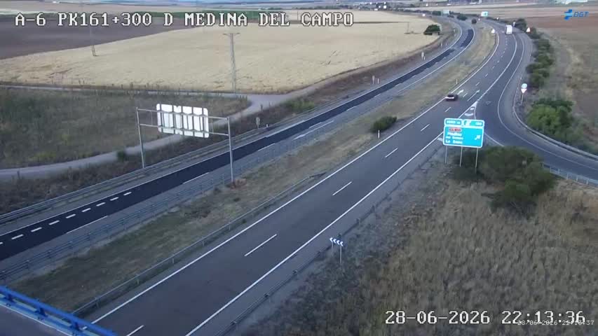 Cámara A-6 Provincia de Valladolid KM 161,3