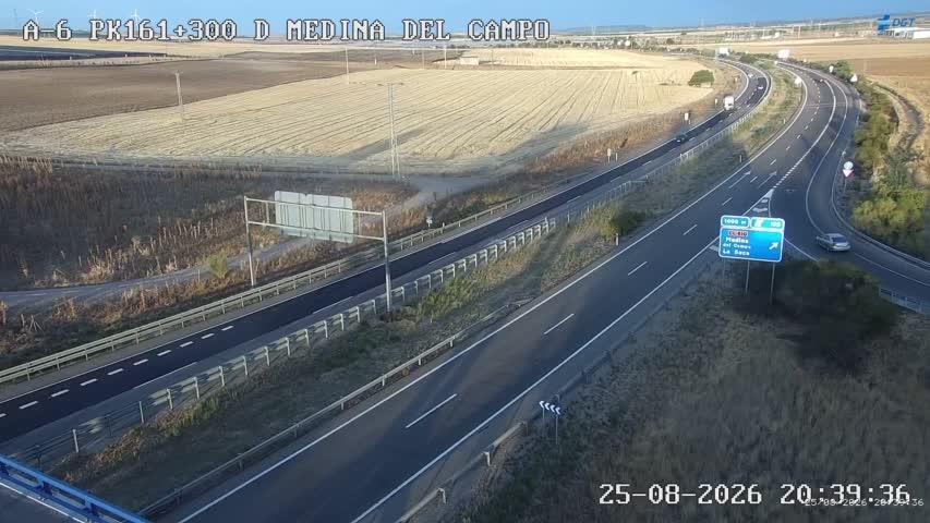 Cámara A-6 Provincia de Valladolid KM 161,3