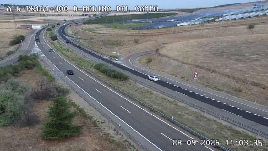 Cámara A-6 Provincia de Valladolid KM 161,3