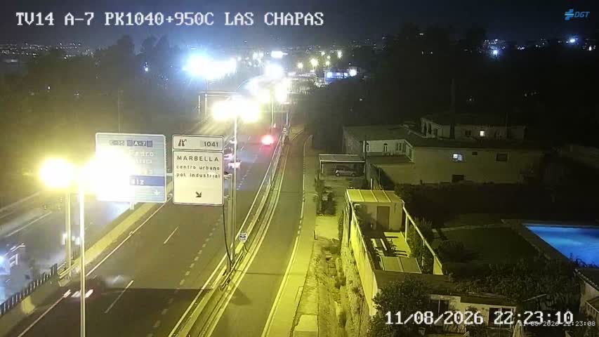 Cámara Málaga A-7 Km 1041,0