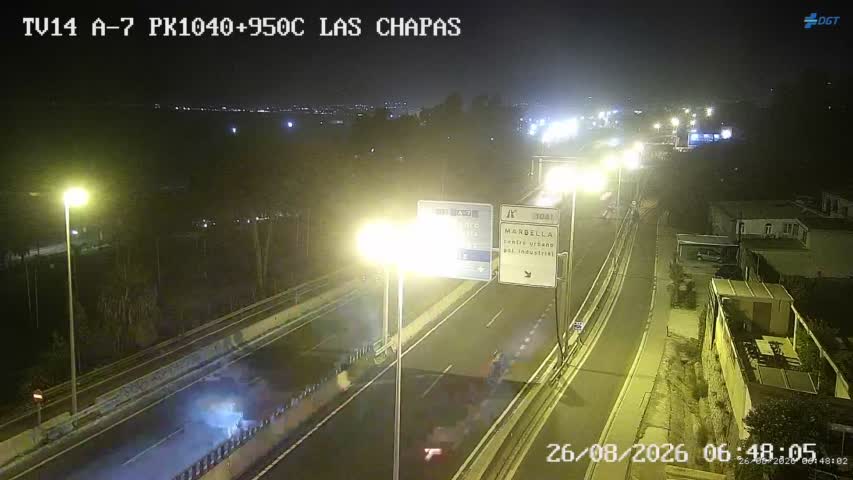 Camara A-7 Malaga Km 1040,95