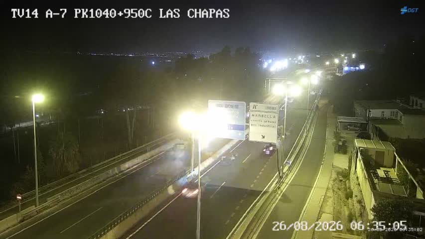 Cámara Málaga A-7 Km 1041,0