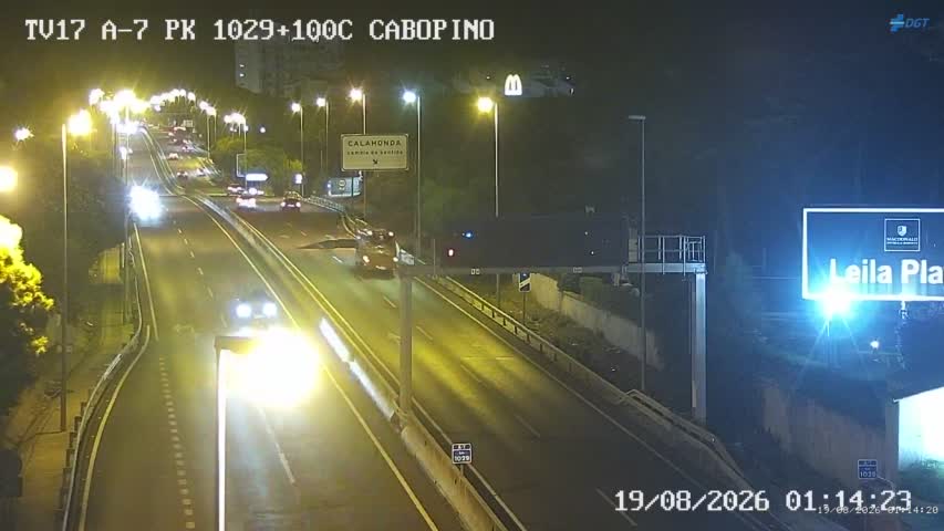 Cámara Málaga A-7 Km 1029,1