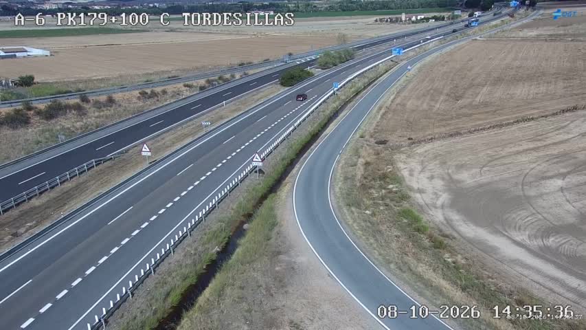 Cámara de tráfico en la A-6, km 179.1
