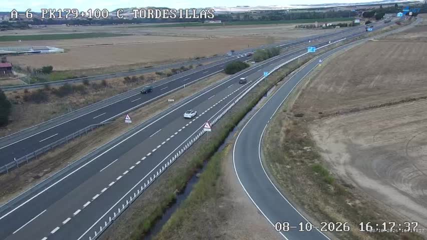 Cámara de tráfico en la A-6, km 179.1