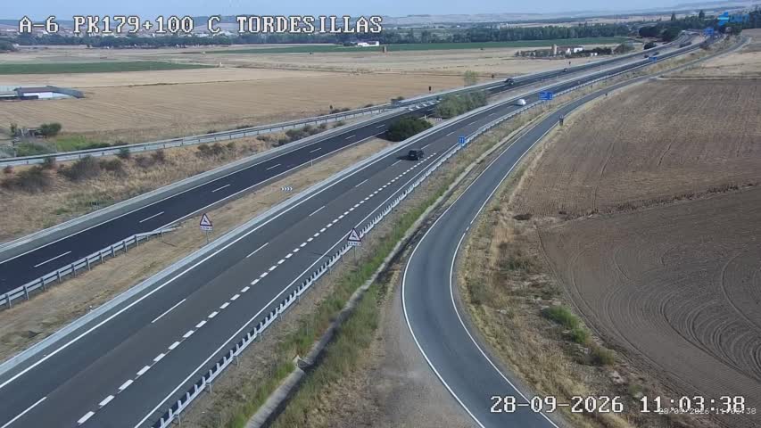 Cámara A-6 Provincia de Valladolid KM 179,1