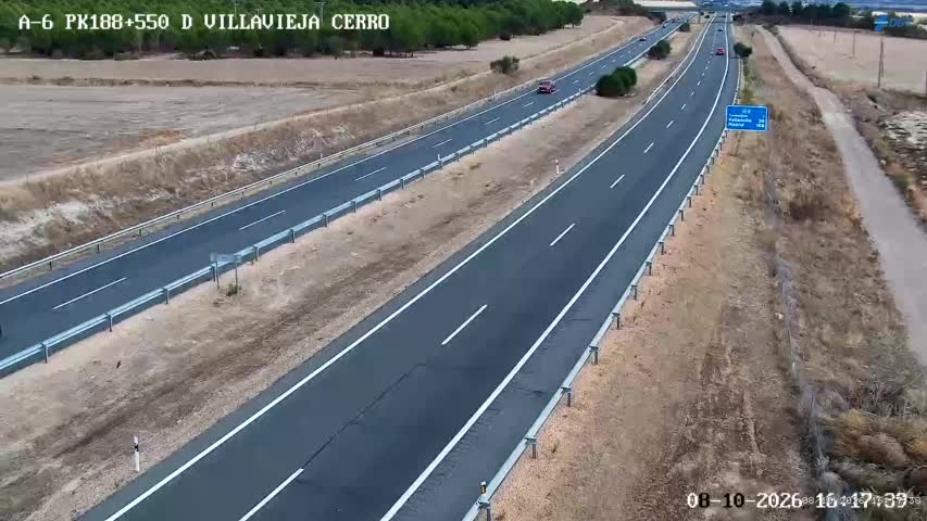 Cámara de tráfico en la A-6, km 188.55