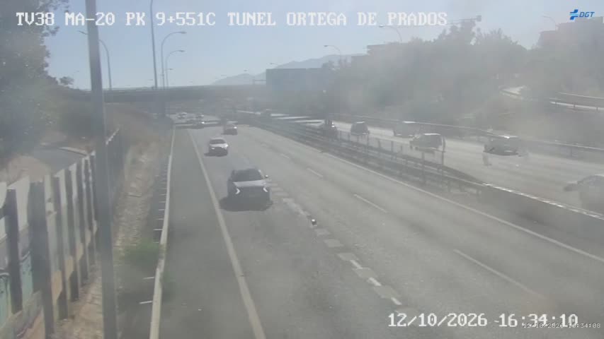Cámara de tráfico en la MA-20, km 9.551