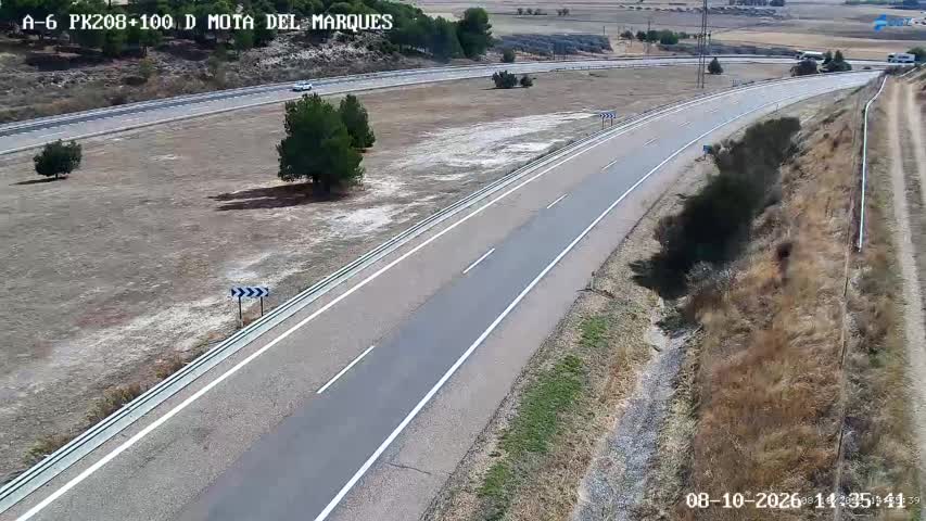 Cámara de tráfico en la A-6, km 208.1
