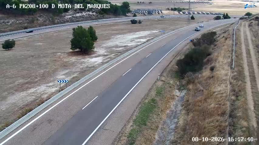 Cámara de tráfico en la A-6, km 208.1