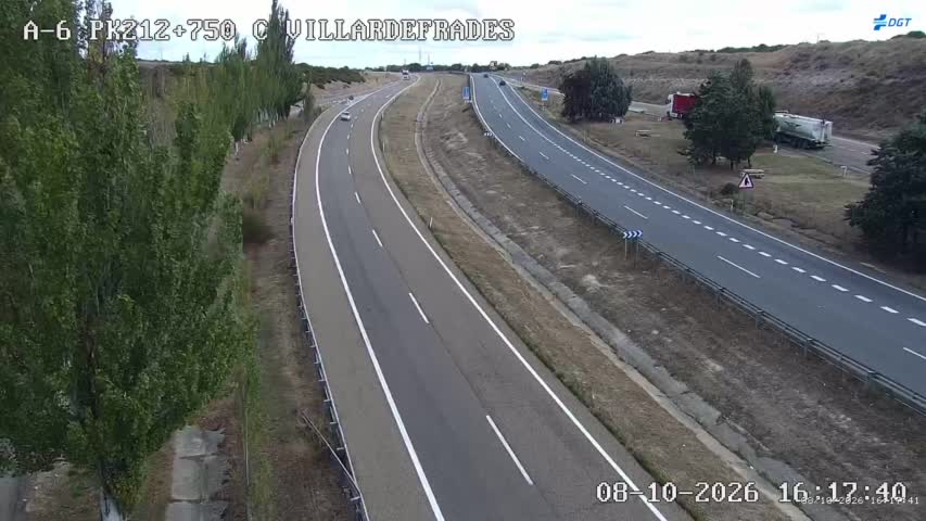 Cámara de tráfico en la A-6, km 212.75