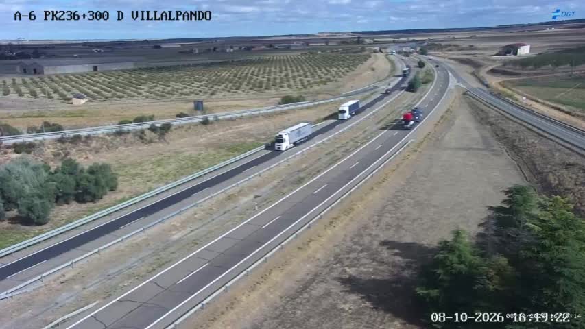 Cámara de tráfico en la A-6, km 236.3