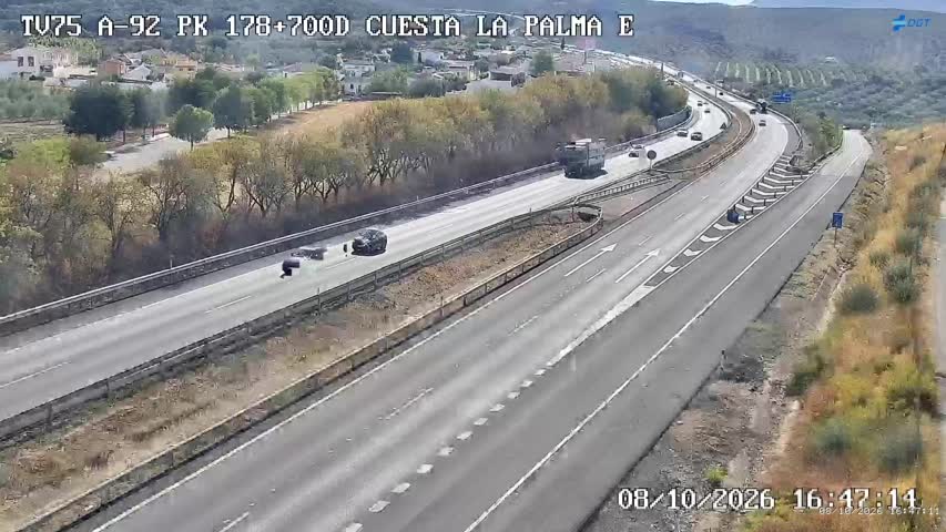 Cámara de tráfico en la A-92, km 178.7