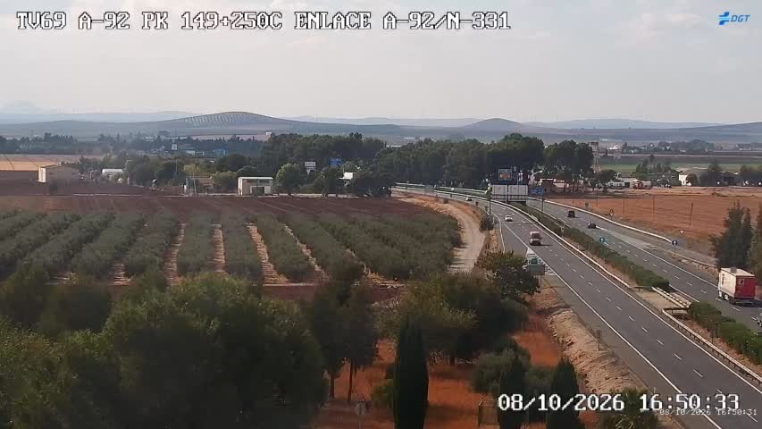 Cámara de tráfico en la A-92, km 149.25