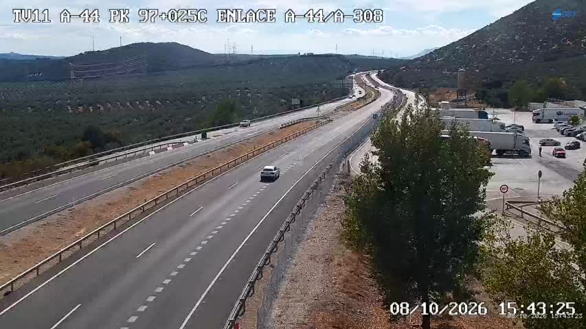 Cámara de tráfico en la A-44, km 97.025