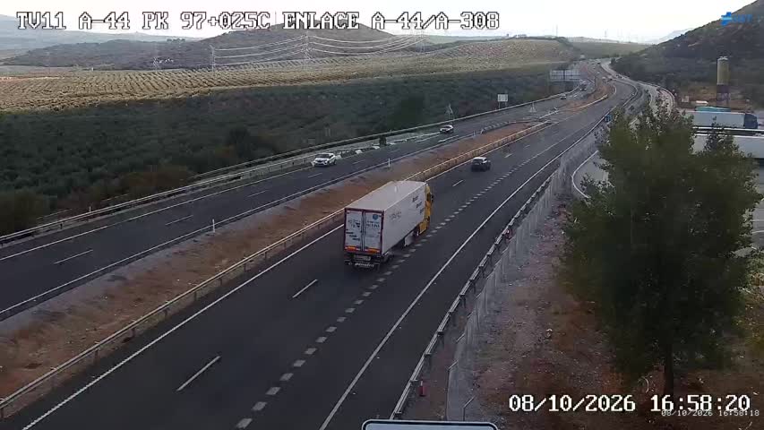 Cámara de tráfico en la A-44, km 97.025