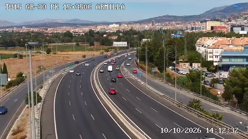 Cámara de tráfico en la GR-30, km 15.35