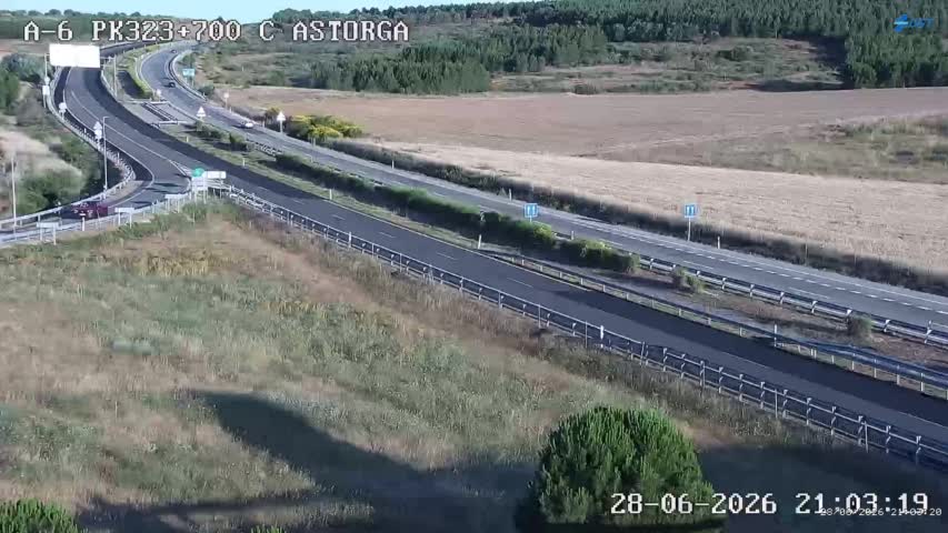 Cámara A-6 Provincia de León KM 323,7