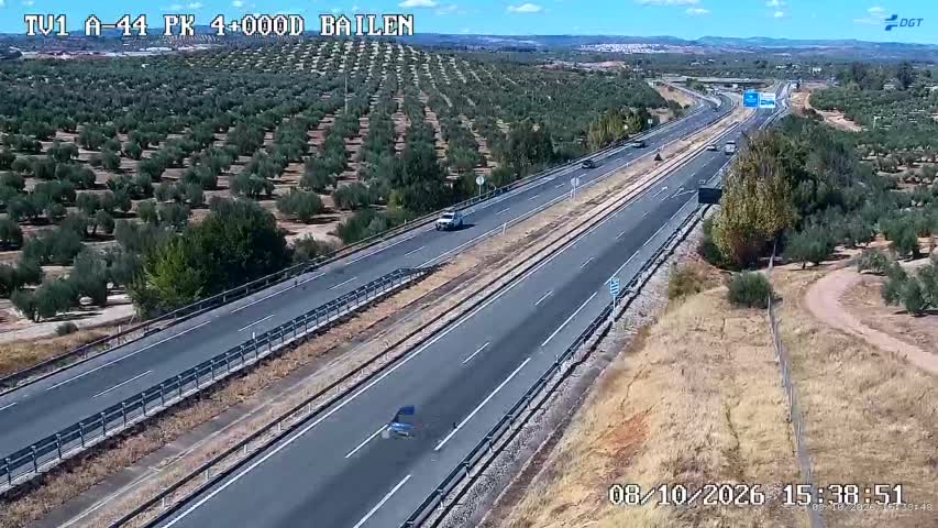 Cámara de tráfico en la A-44, km 4.0