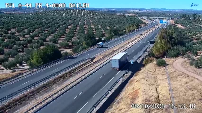 Cámara de tráfico en la A-44, km 4.0