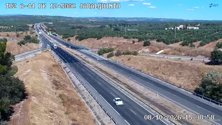 Cámara de tráfico en la A-44, km 12.5