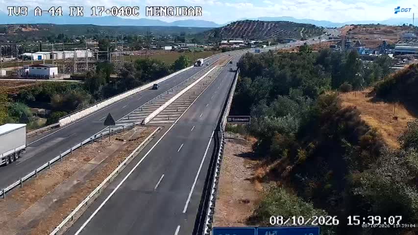 Cámara de tráfico en la A-44, km 17.04