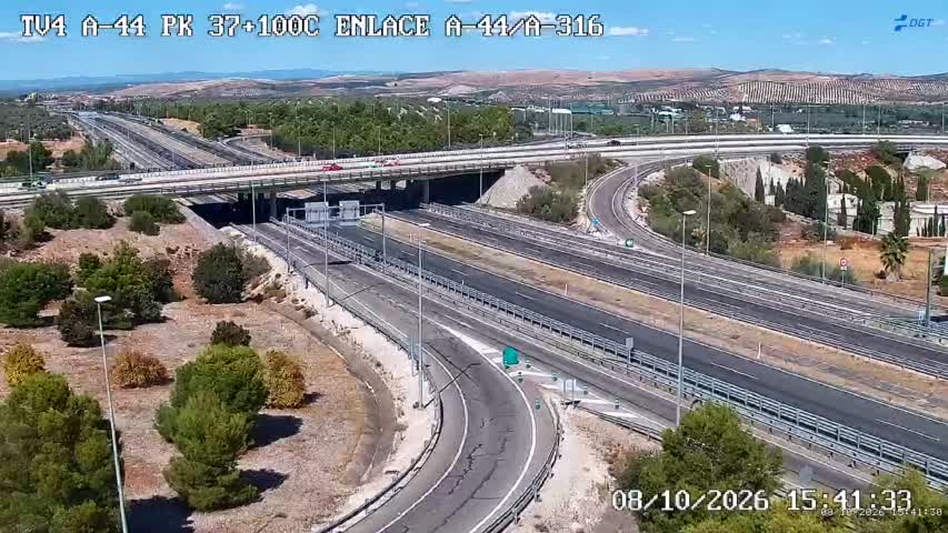 Cámara de tráfico en la A-44, km 37.1
