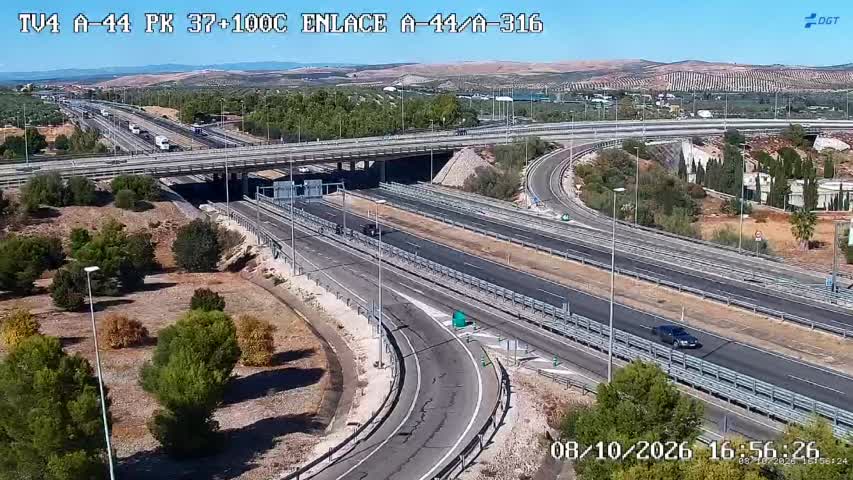 Cámara de tráfico en la A-44, km 37.1