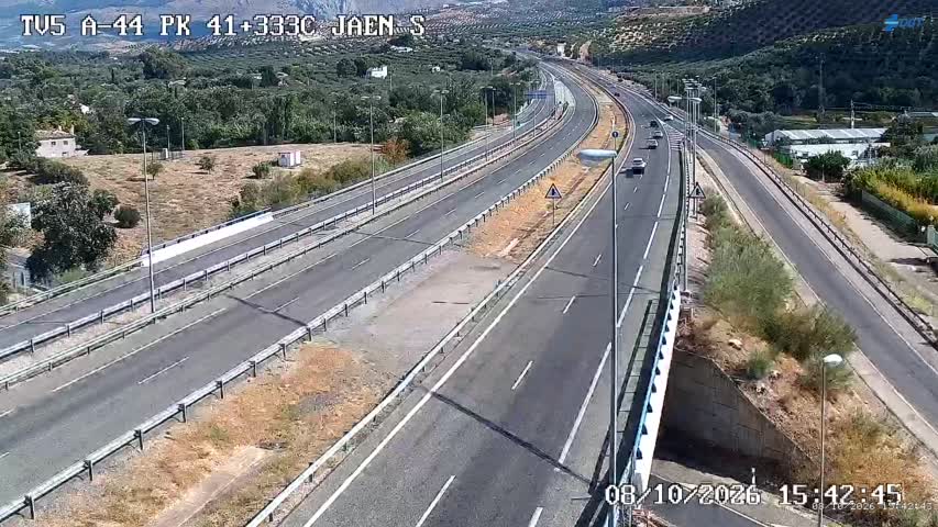Cámara de tráfico en la A-44, km 41.333