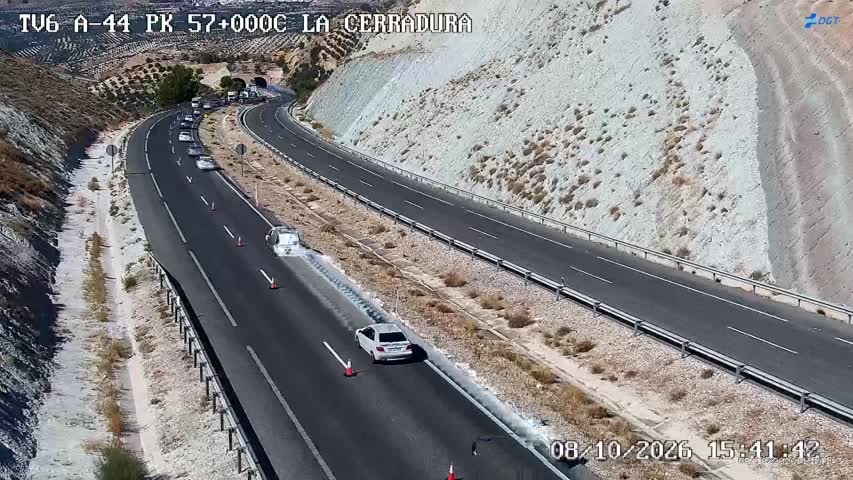 Cámara de tráfico en la A-44, km 57.0