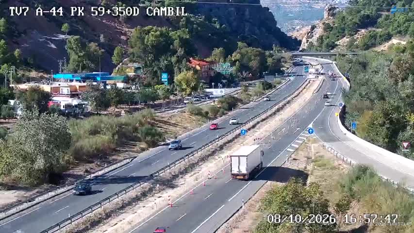 Cámara de tráfico en la A-44, km 59.35