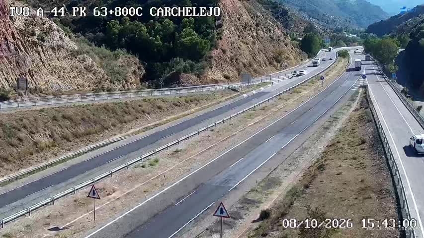 Cámara de tráfico en la A-44, km 63.8