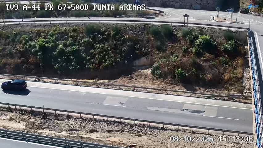 Cámara de tráfico en la A-44, km 67.5