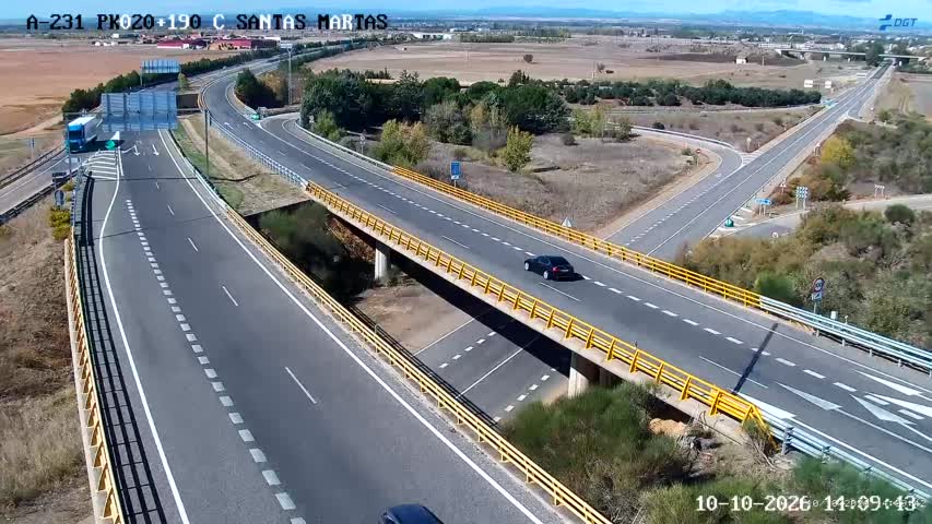 Cámara de tráfico en la A-231, km 20.19