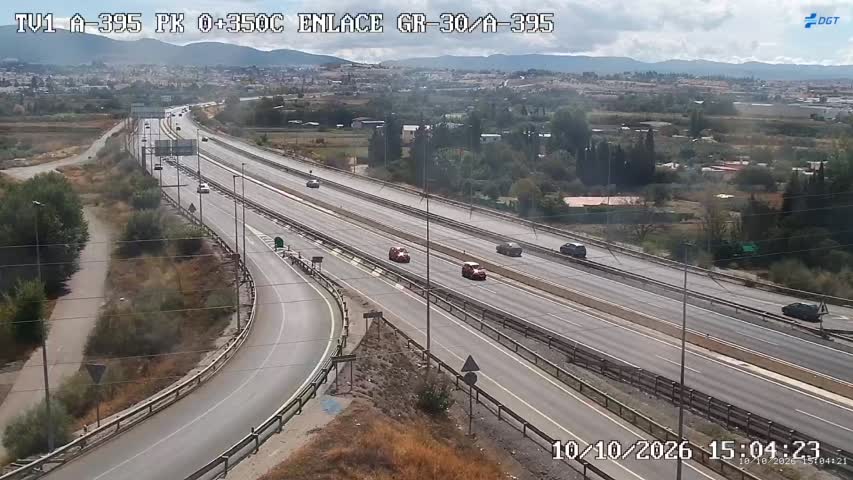 Cámara de tráfico en la A-395, km 0.35