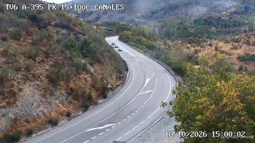 Cámara de tráfico en la A-395, km 15.1