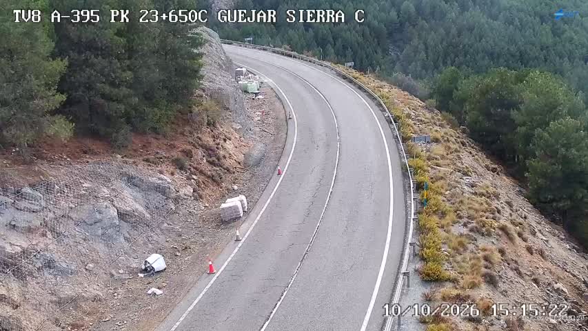 Cámara de tráfico en la A-395, km 23.65