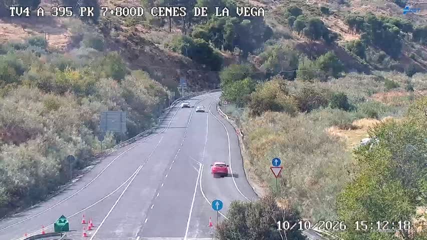 Cámara de tráfico en la A-395, km 7.8