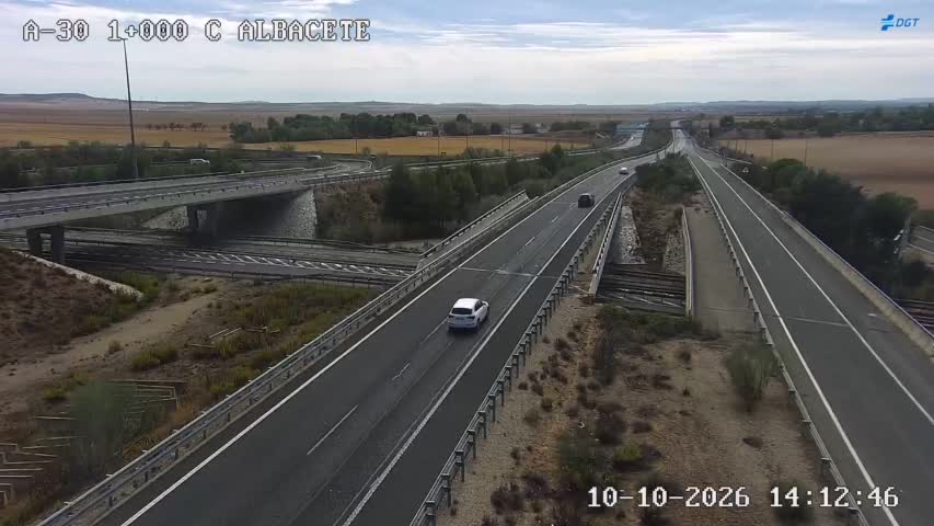 Cámara de tráfico en la A-30, km 1.0