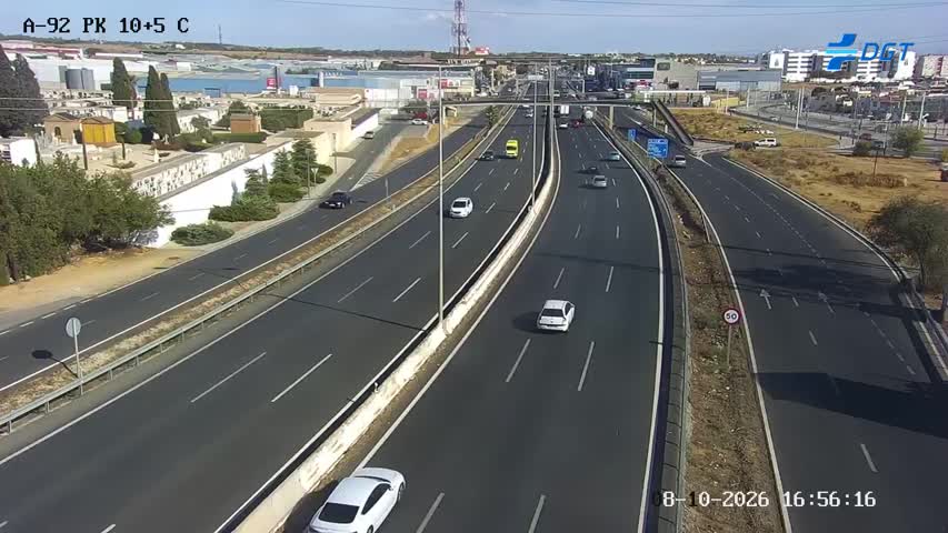 Cámara de tráfico en la A-92, km 10.5