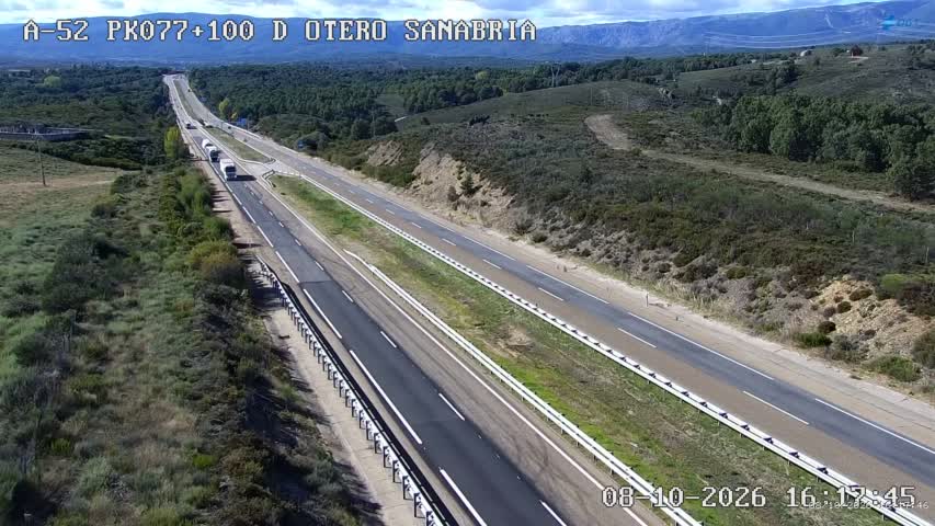 Cámara de tráfico en la A-52, km 77.1