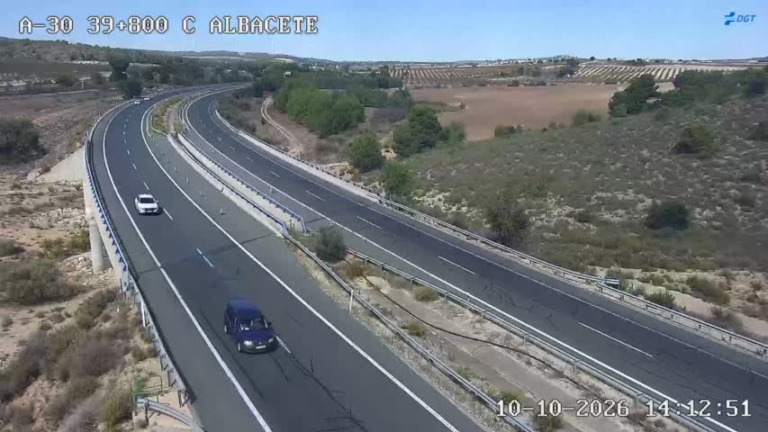 Cámara de tráfico en la A-30, km 39.8