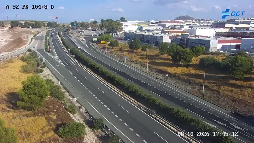 Cámara de tráfico en la A-92, km 104.8