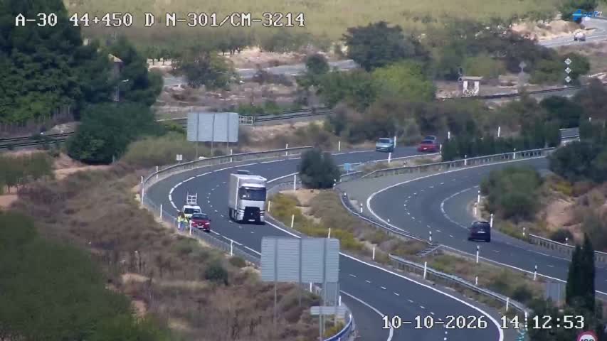 Cámara de tráfico en la A-30, km 44.45
