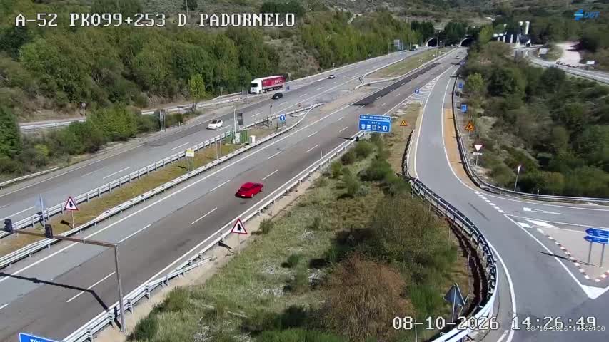 Cámara de tráfico en la A-52, km 99.253