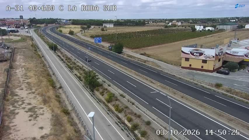 Cámara La Gineta Sur (Km 40.6)