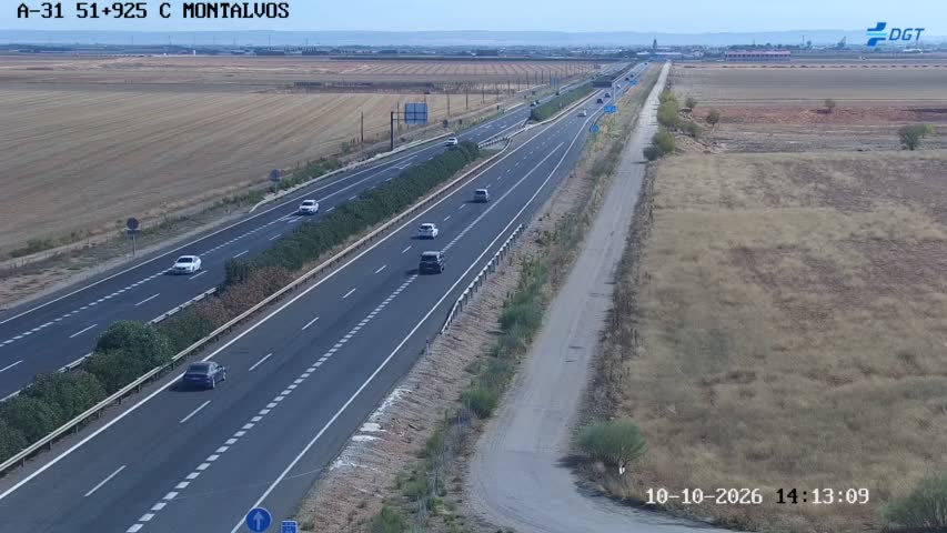 Cámara de tráfico en la A-31, km 51.925