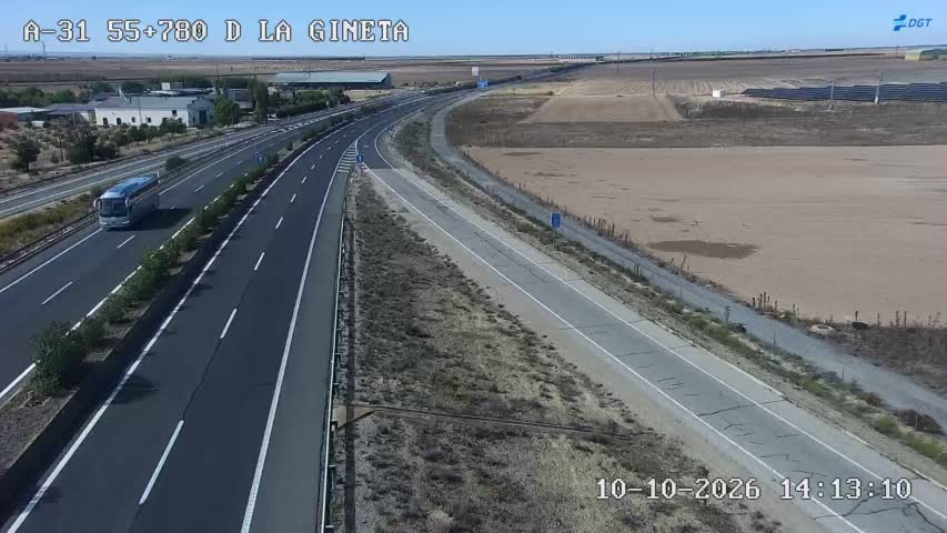 Cámara de tráfico en la A-31, km 55.78